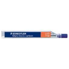 MINAS MICRO CARBON 250, 0,9MM, GRAD. B STAEDTLER 250 09-B (MIN12) (Espera 4 dias)